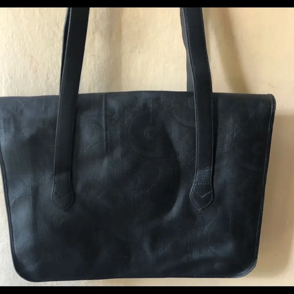 Christian Dior Trotter Monogrammed PVC Leather Shoulder Bag “RARE FIND” - Picture 4 of 16